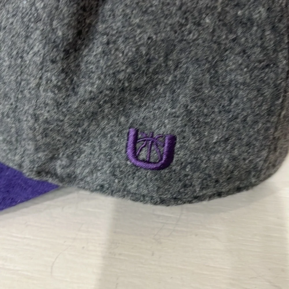 Charlotte Hornets Alternate Logo Ultra Game Gray/Purple Snapback 7 Panel
